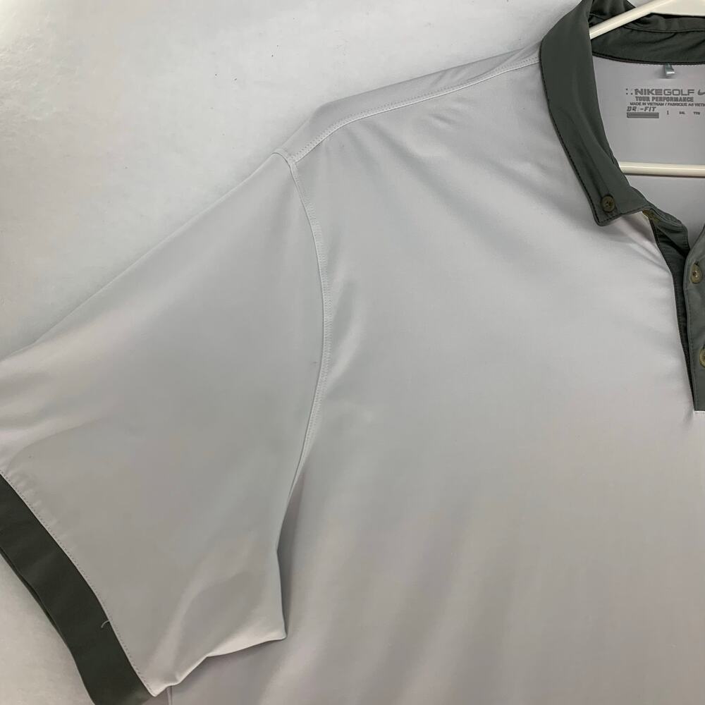 Nike Golf Tour Performance Dri-Fit Polo Gray Men's XXL - Picture 6 of 15